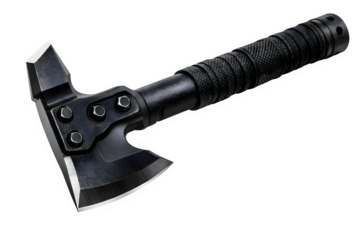 Close-Up Tactical Breaching Axe Premium Product Photo