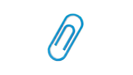 Obraz premium Blue Paperclip