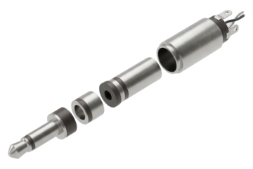 Exploded View of Audio Connector: Detail of Professional Audio Technology