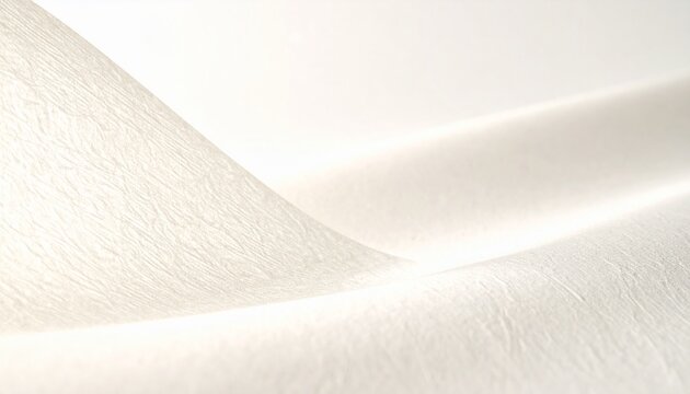 柔らかな白や温ベージュの和紙テクスチャが、繊維の細かな表情と控えめな陰影を見せる。
光がゆっくりと動くことで、二月の静かな祝祭と丁寧な雰囲気を演出。