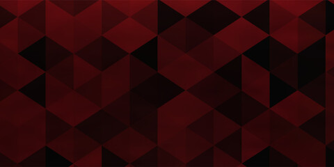 Black red rough grunge abstract background overlap layer on dark space with triangles effect decoration. Modern graphic design element vintage style concept for web, flyer, card, or brochure cover © RIDWAN