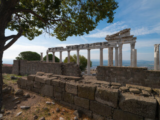 Pergamon Ancient City. Bergama, İzmir Province, T&uuml;rkiye.