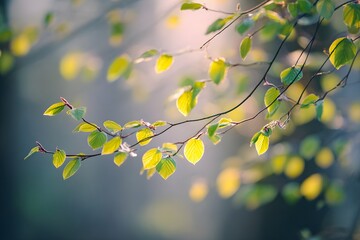 Spring Renewal Concept With Natural Light