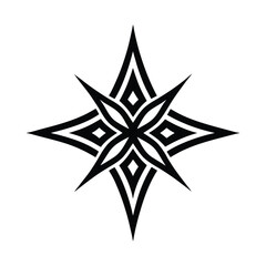 Obraz premium Tribal Fabric Pattern Symbol