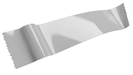 Blank pvc tape strip mockup smooth synthetic texture angled layout plastic sheen isolated on white background