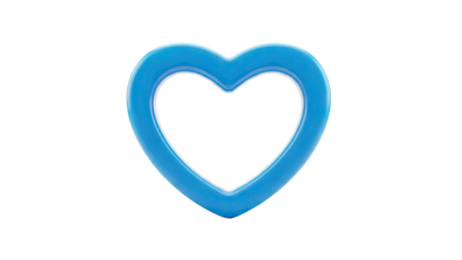 Blue Heart Shape