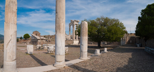 Pergamon Ancient City. Bergama, İzmir Province, T&uuml;rkiye.