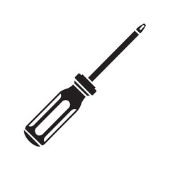Fototapeta premium Fix screwdriver icon. Simple illustration of fix screwdriver vector icon for web design isolated on white background 