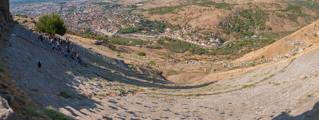 Pergamon Ancient City Theatre. Bergama, İzmir Province, T&uuml;rkiye.