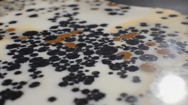 Close-up of Spotted Dalmatian Jasper Stone Surface