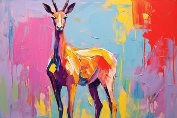 Fototapeta premium Animals painting animal mammal.