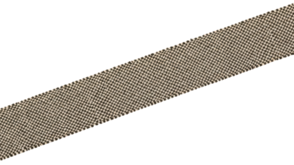 Blank tweed tape strip mockup wool blend texture diagonal layout fabric pattern isolated on white background