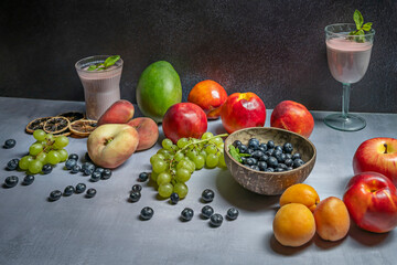 A romantic and soft atmosphere: the fruits bathed in the warm light of a candle, with elongated...