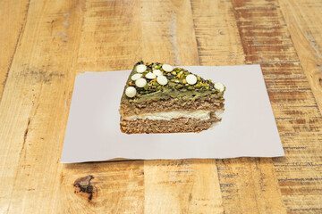 the side profile of four tarts showing variations in overall height, number of visible layers, and...