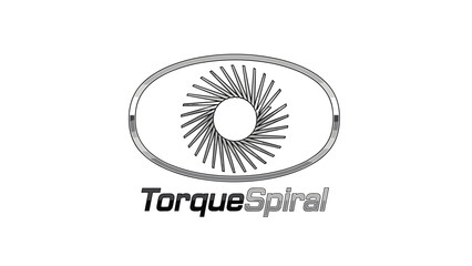 Fototapeta premium Torque Spiral Logo Design Element.