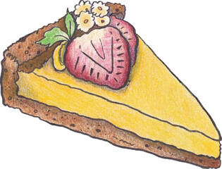 Bakery dessert watercolor illustration bundle