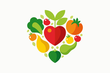 vector illustration of an apple