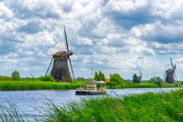 Dutch windmills, Rotterdam, Netherlands