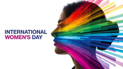 International womens day concept showing powerful female identity
