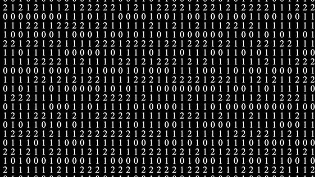 Flowing stream glowing binary code across deep blue background transmission of data, encryption, processing. for cyber space cybersecurity themes, digital communication, binary code stream