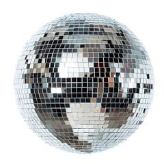 Disco Ball on Display at a Party Venue for Dancing and Entertainment in the Evening