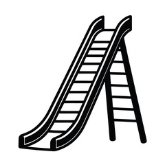 a ladder on a white background