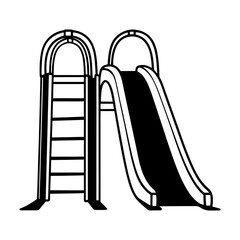 a ladder on a white background