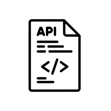Close-up of Computer Code Snippet with API Document Illustration for Software Development