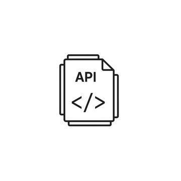 Code Documentation Icon for Software Development and Programming