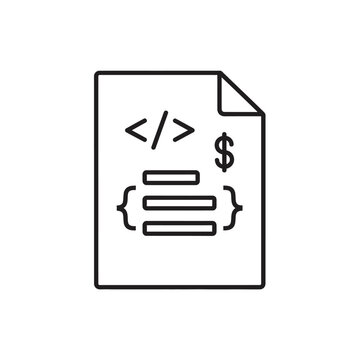 Digital Code and Programming Concept Illustration for Software Development