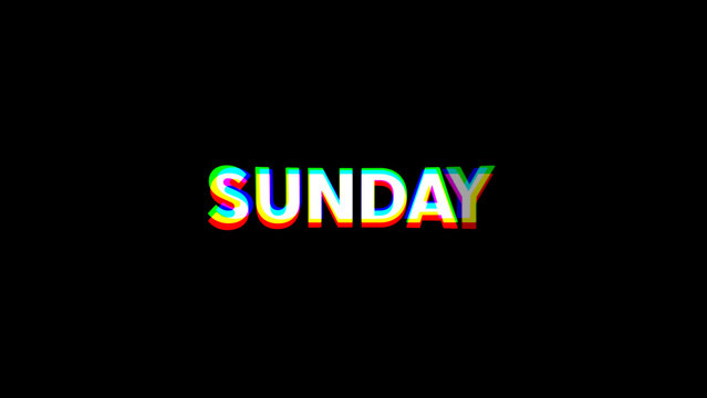 Typography Fast Color Distortion 26