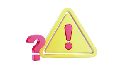 Question Mark and Exclamation Point Warning Symbol