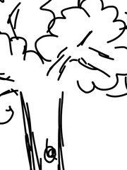 vector illustration of a brush