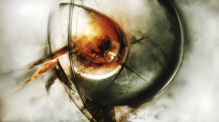 vision concept with layered light forms suggesting depth and foresight