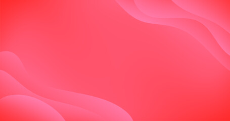 Fluid Mesh on Red Pink Gradient abstract background for Romantic advertisement presentation