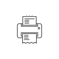Modern Multi-Function Printer Scanning and Printing Documents for Office Use