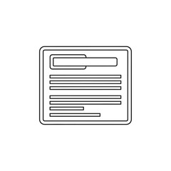 Fototapeta premium Modern Document Interface with Text Fields and Input Sections for Digital Form Design