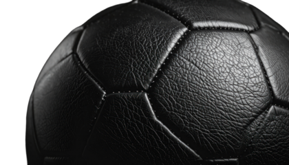 A textured, partially-lit sphere with geometric panels, monochrome palette, tight framing