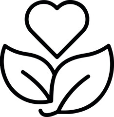 Healthy living icon representing wellness, balance, and positive lifestyle habits