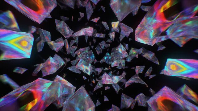 abstract background with colorful squares