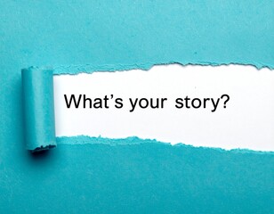 Torn paper with inspirational question message.