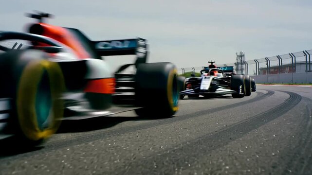 Formula 1 race car, motion and speed, speeding vehicle