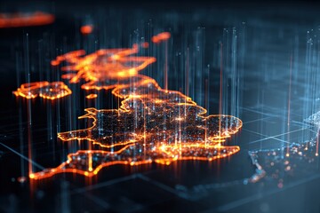 Digital Map of United Kingdom