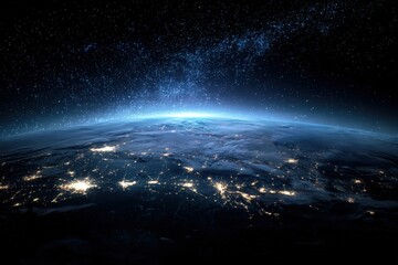 Fototapeta premium Earth at Night from Space
