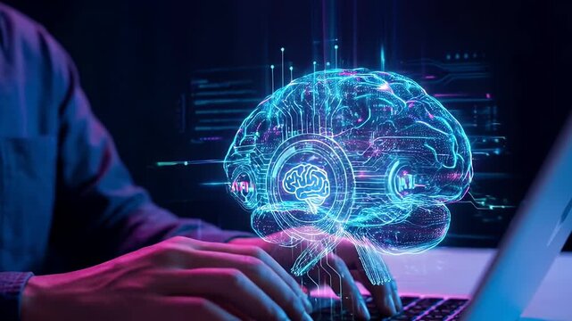 API and AI technologies. API and AI technologies enhancing workflow through intelligent computing.