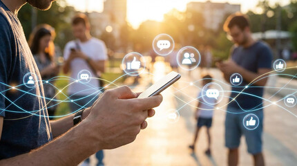 Social media concept