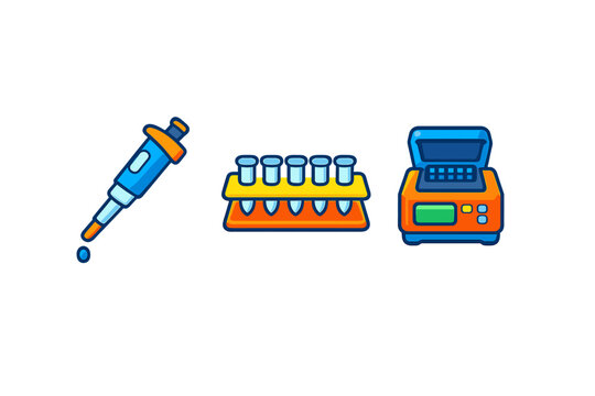 Laboratory Equipment Icons