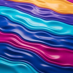 Vibrant wavy patterns