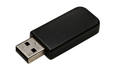 Usb flash drive stick isolated on transparent background