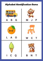 Alphabet Identification Game | Circle the Correct Alphabet-  1